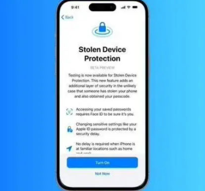 大城苹果授权维修店分享被盗设备保护功能开启方法 