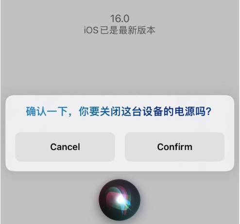 大城苹果手机维修分享iOS 16 Beta5为什么要取消Siri语音关机功能 