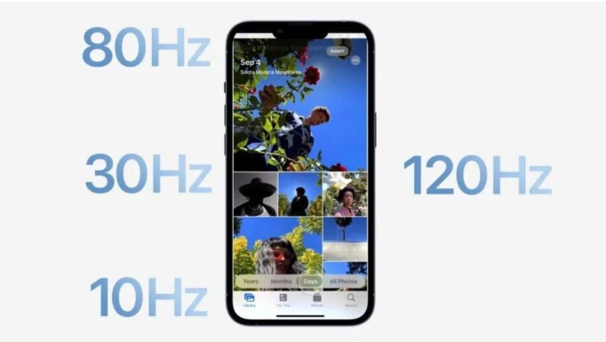 大城苹果14维修分享iPhone 14有高刷吗 