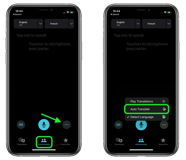大城苹果手机维修分享iOS 15 “翻译” App 新改进 